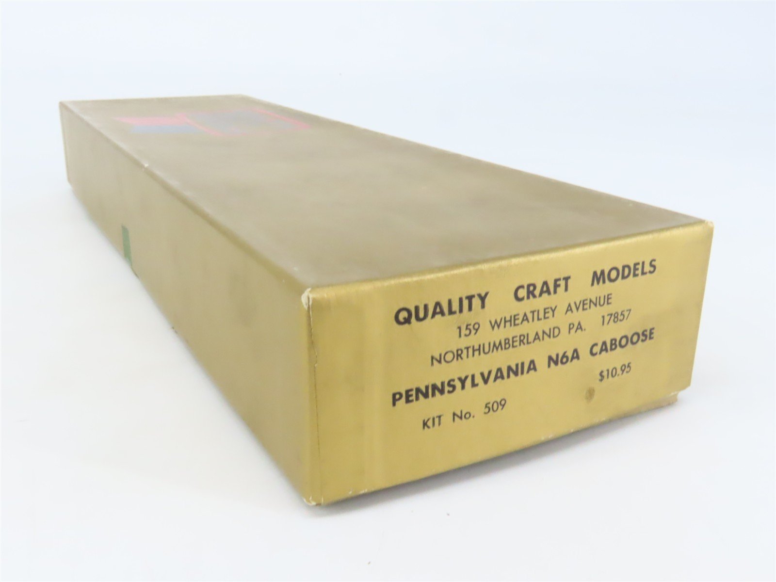 O Scale 2-Rail Quality Craft Craftsman Kit #509 Undecorated PRR N6A Caboose