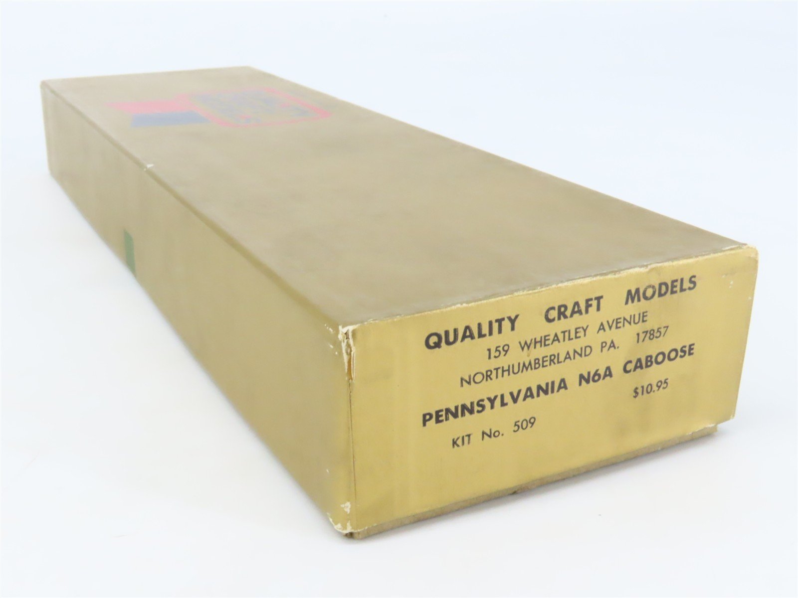 O Scale 2-Rail Quality Craft Craftsman Kit #509 Undecorated PRR N6A Caboose