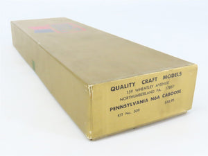 O Scale 2-Rail Quality Craft Craftsman Kit #509 Undecorated PRR N6A Caboose