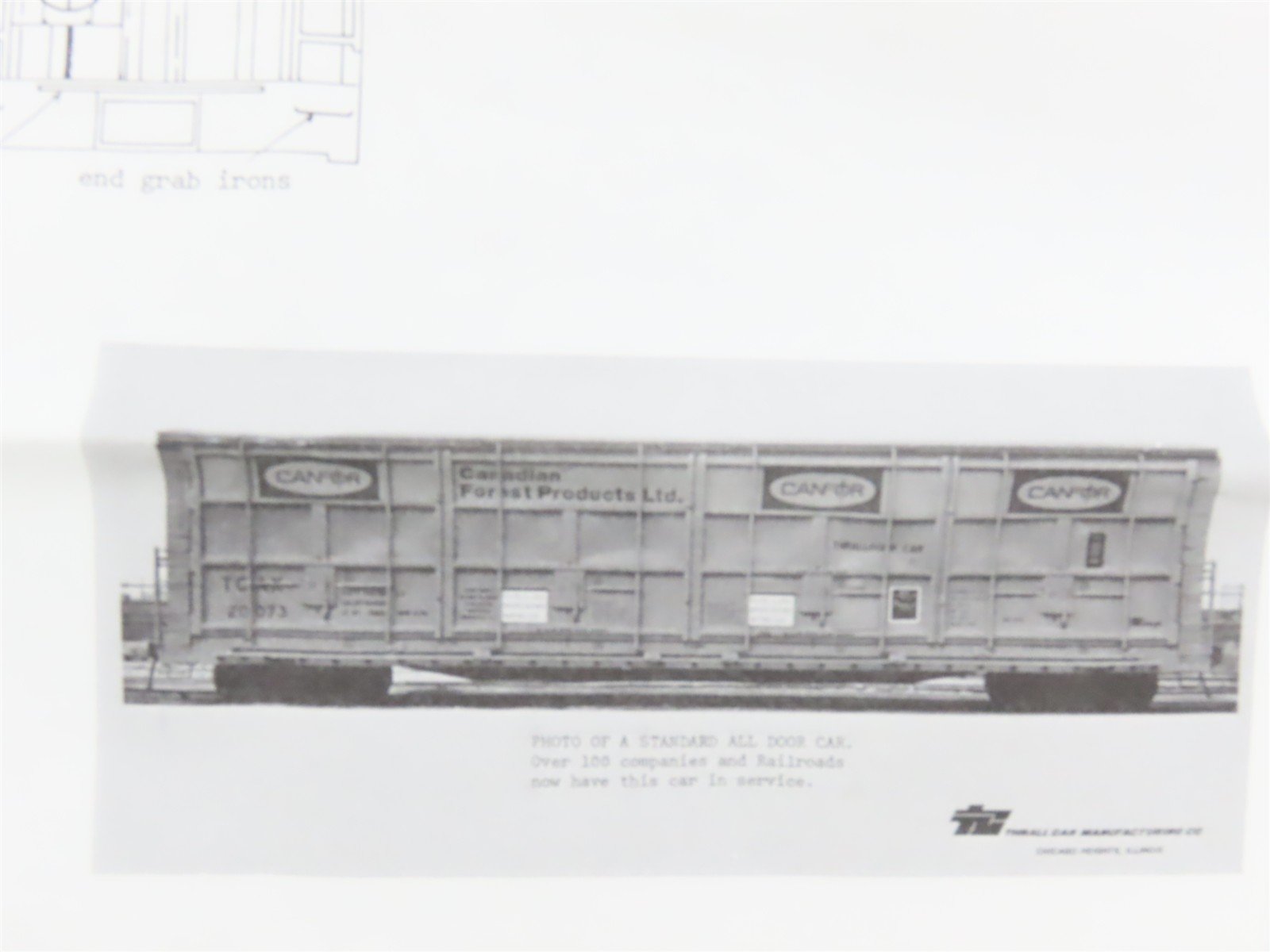 O 2-Rail Quality Craft Craftsman Kit #531 Undecorated ICG Thrall-Door Box Car