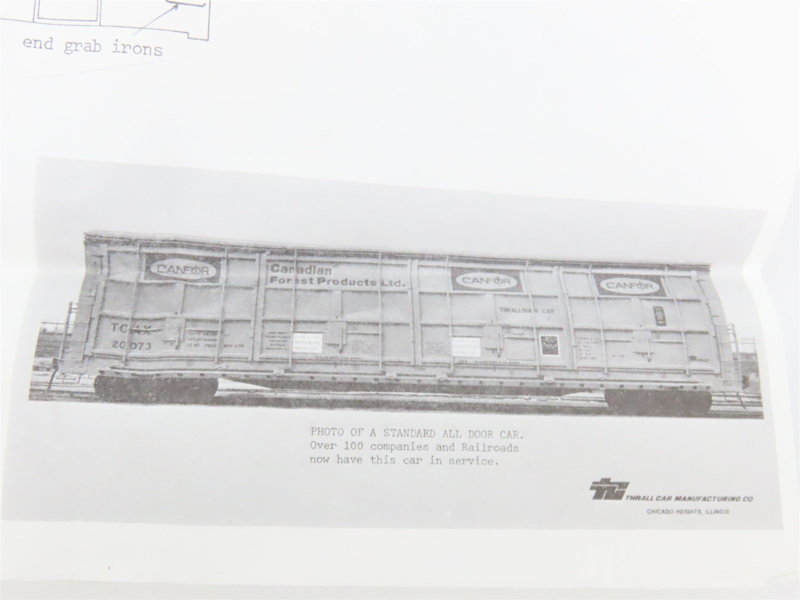 O 2-Rail Quality Craft Craftsman Kit #531 Undecorated ICG Thrall-Door Box Car