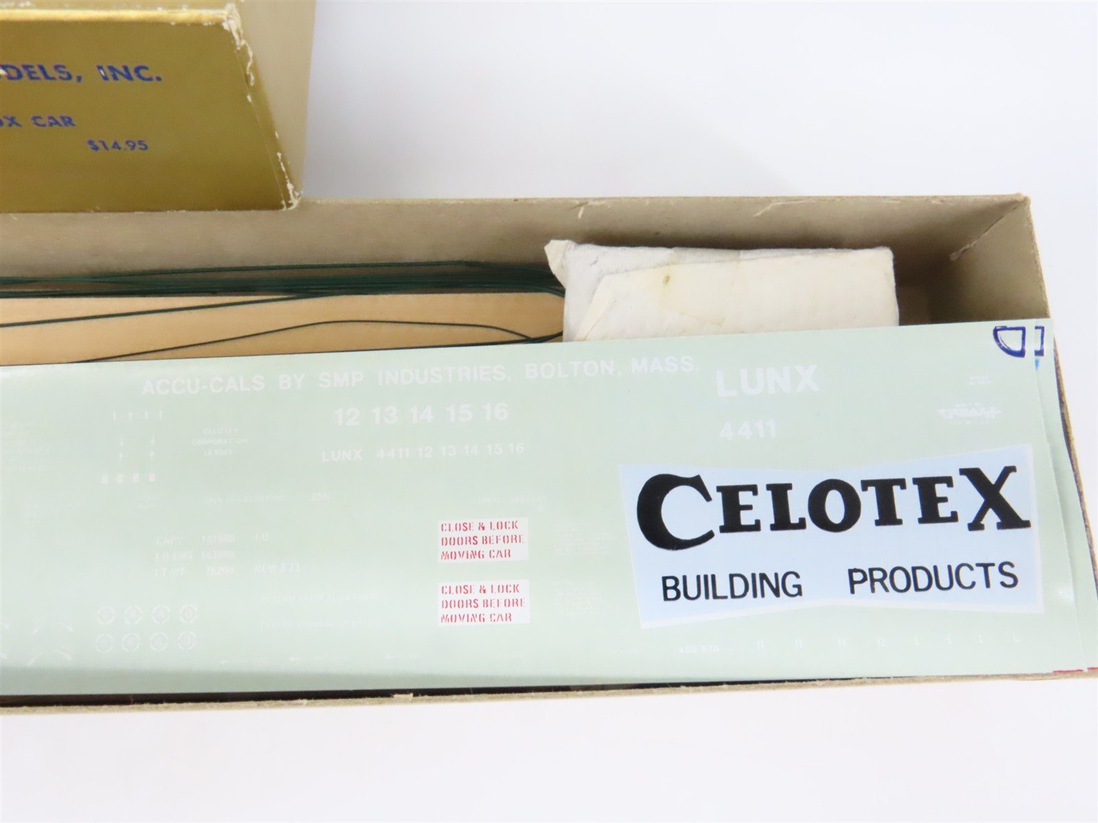 O 2-Rail Quality Craft Craftsman Kit #532 Undecorated Celotex All-Door Box Car