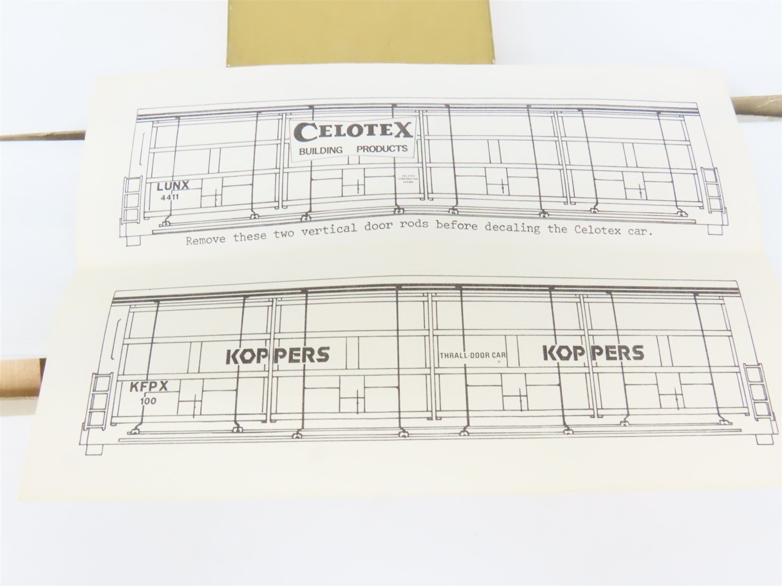 O 2-Rail Quality Craft Craftsman Kit #532 Undecorated Celotex All-Door Box Car