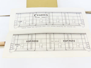 O 2-Rail Quality Craft Craftsman Kit #532 Undecorated Celotex All-Door Box Car