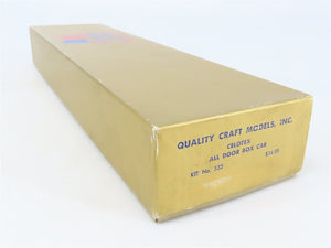 O 2-Rail Quality Craft Craftsman Kit #532 Undecorated Celotex All-Door Box Car