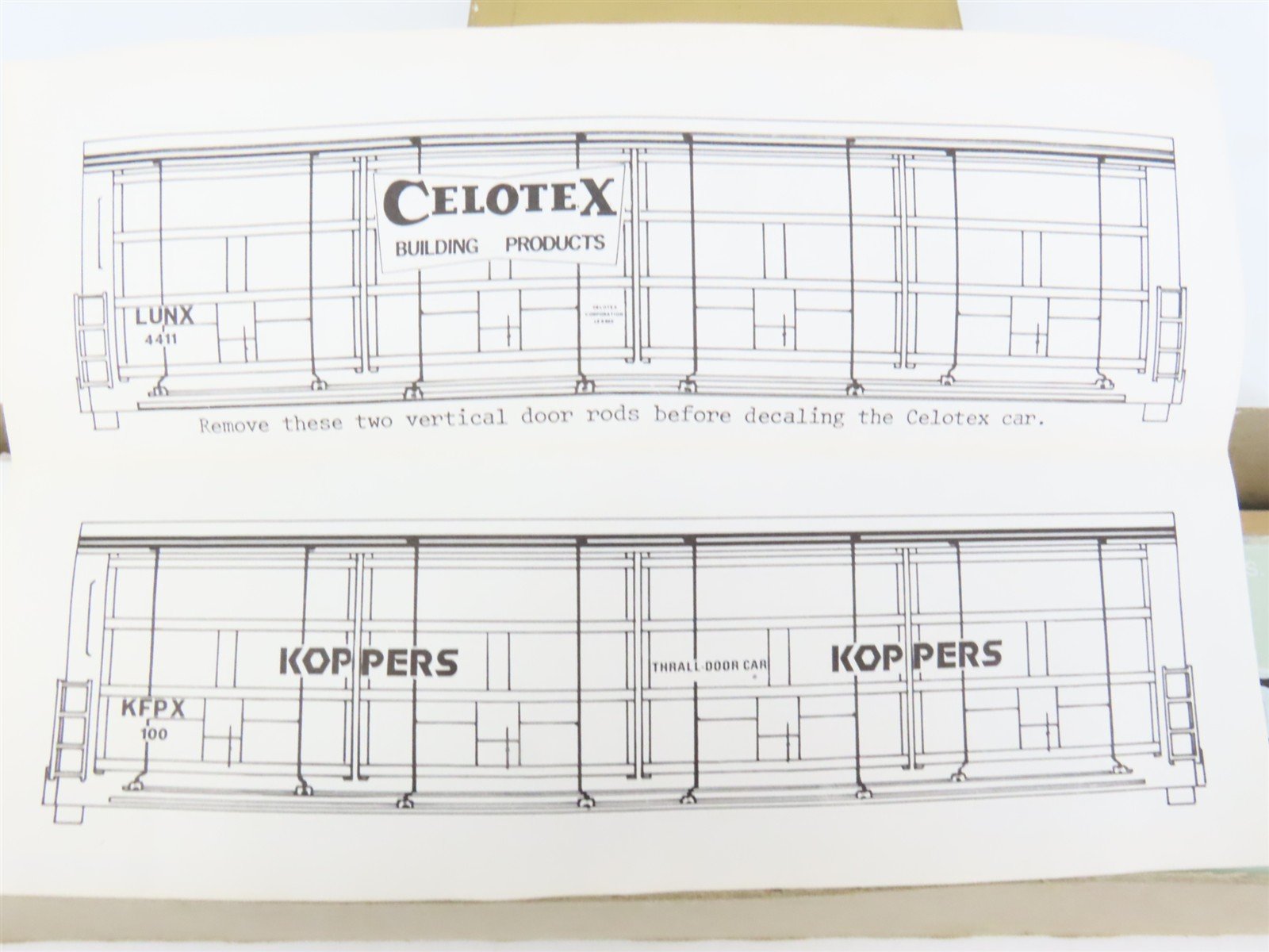 O 2-Rail Quality Craft Craftsman Kit #532 Undecorated Celotex All-Door Box Car