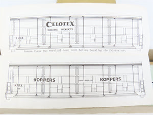 O 2-Rail Quality Craft Craftsman Kit #532 Undecorated Celotex All-Door Box Car