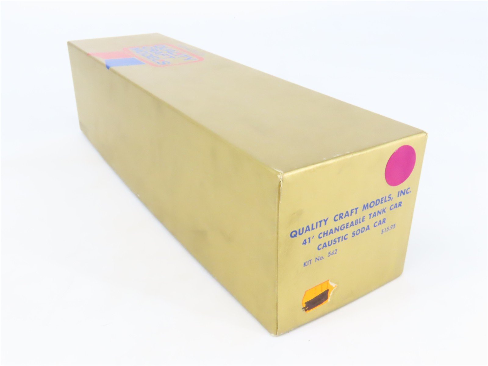 O 2-Rail Quality Craft Aluminum Kit 542 Undecorated UTLX 41' Changeable Tank Car