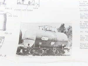 O 2-Rail Quality Craft Aluminum Kit 541 Undecorated UTLX 29' Changeable Tank Car