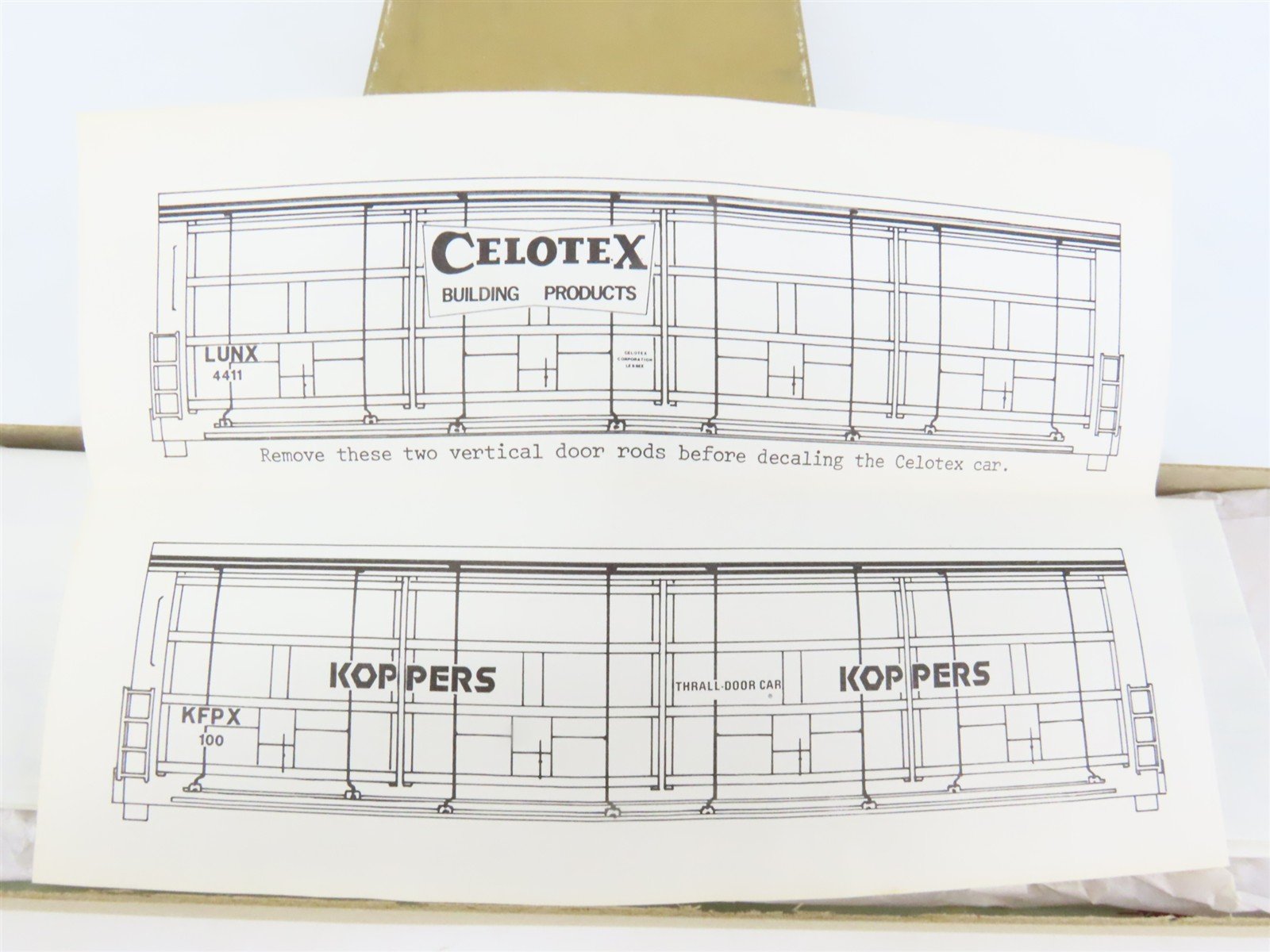 O 2-Rail Quality Craft Craftsman Kit #533 Undecorated Koppers All-Door Box Car