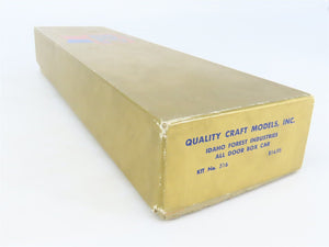 O Scale 2-Rail Quality Craft Kit #516 Undecorated Idaho Forest All-Door Box Car