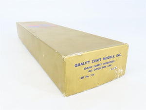 O Scale 2-Rail Quality Craft Kit #516 Undecorated Idaho Forest All-Door Box Car