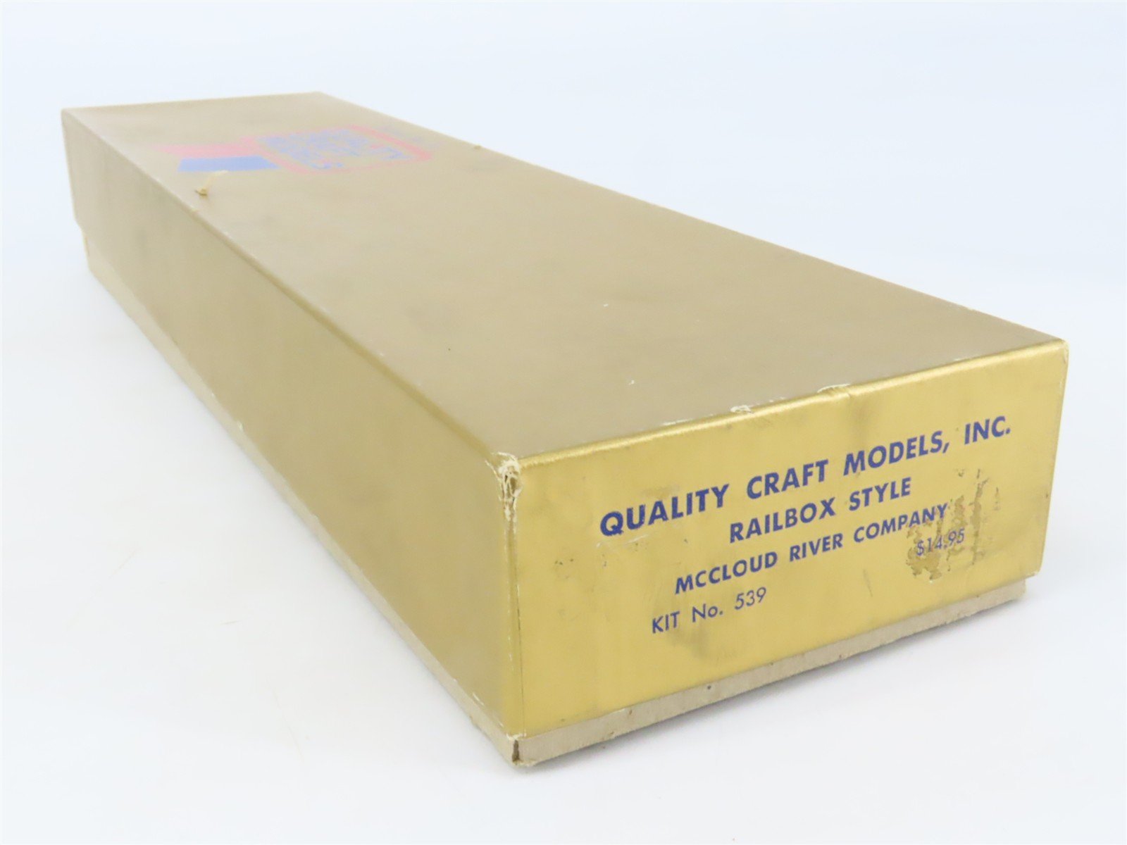 O 2-Rail Quality Craft Kit #539 Undecorated McCloud River Railbox-Style Box Car