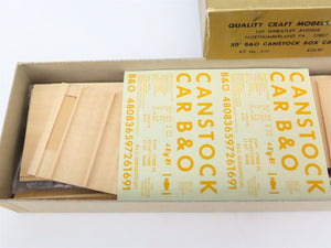 O 2-Rail Quality Craft Craftsman Kit #510 Undecorated B&O 50' Canstock Box Car