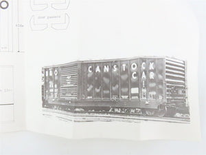 O 2-Rail Quality Craft Craftsman Kit #510 Undecorated B&O 50' Canstock Box Car