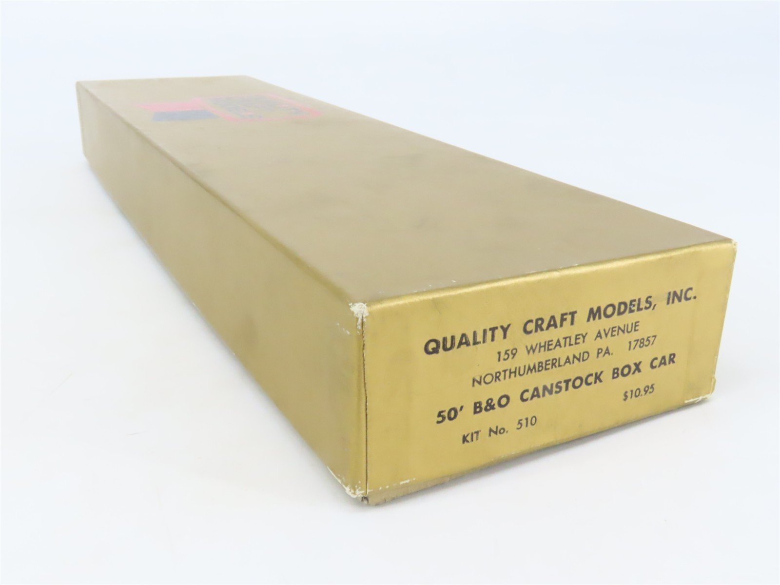 O 2-Rail Quality Craft Craftsman Kit #510 Undecorated B&O 50' Canstock Box Car