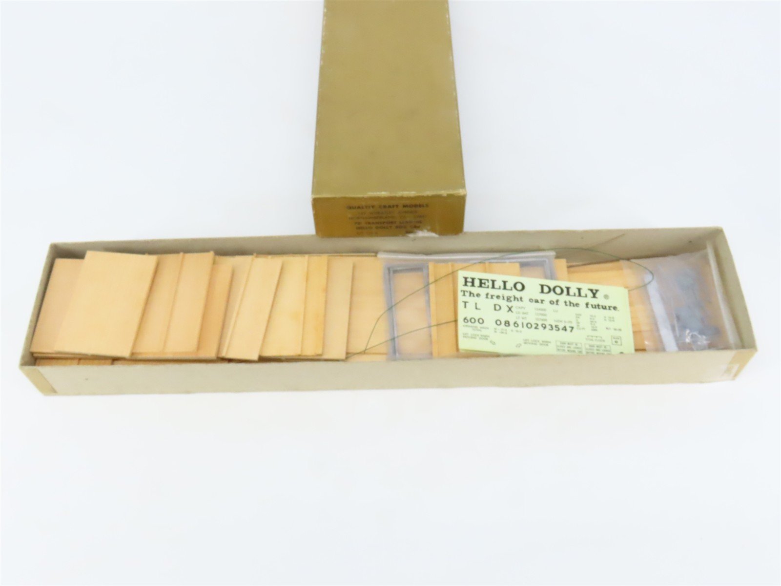 O Scale 2-Rail Quality Craft Kit #OT-4 Undecorated TLDX Hello Dolly 70' Box Car