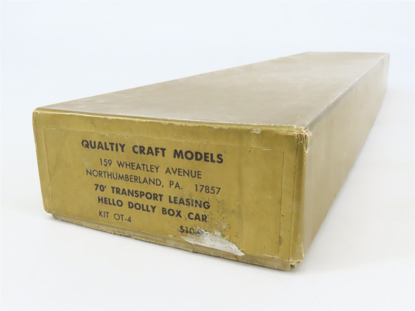 O Scale 2-Rail Quality Craft Kit #OT-4 Undecorated TLDX Hello Dolly 70' Box Car
