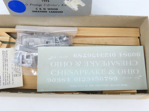 O 2-Rail Quality Craft Craftsman Kit Undecorated C&O Center Cupola Wood Caboose