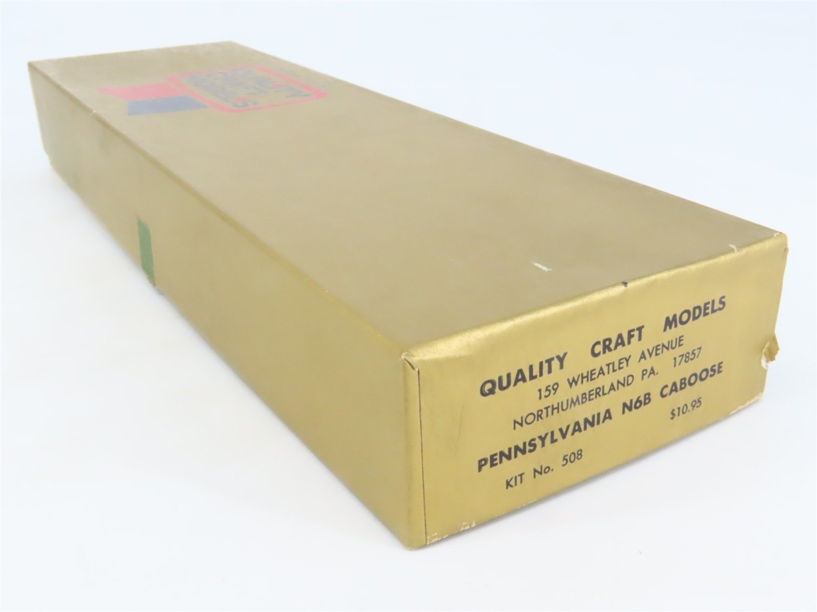 O Scale 2-Rail Quality Craft Craftsman Kit #508 Undecorated PRR N6B Caboose