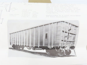 O 2-Rail Quality Craft Kit #OC-2 Undecorated GSCX 50' Unit Train Rotary Coal Car