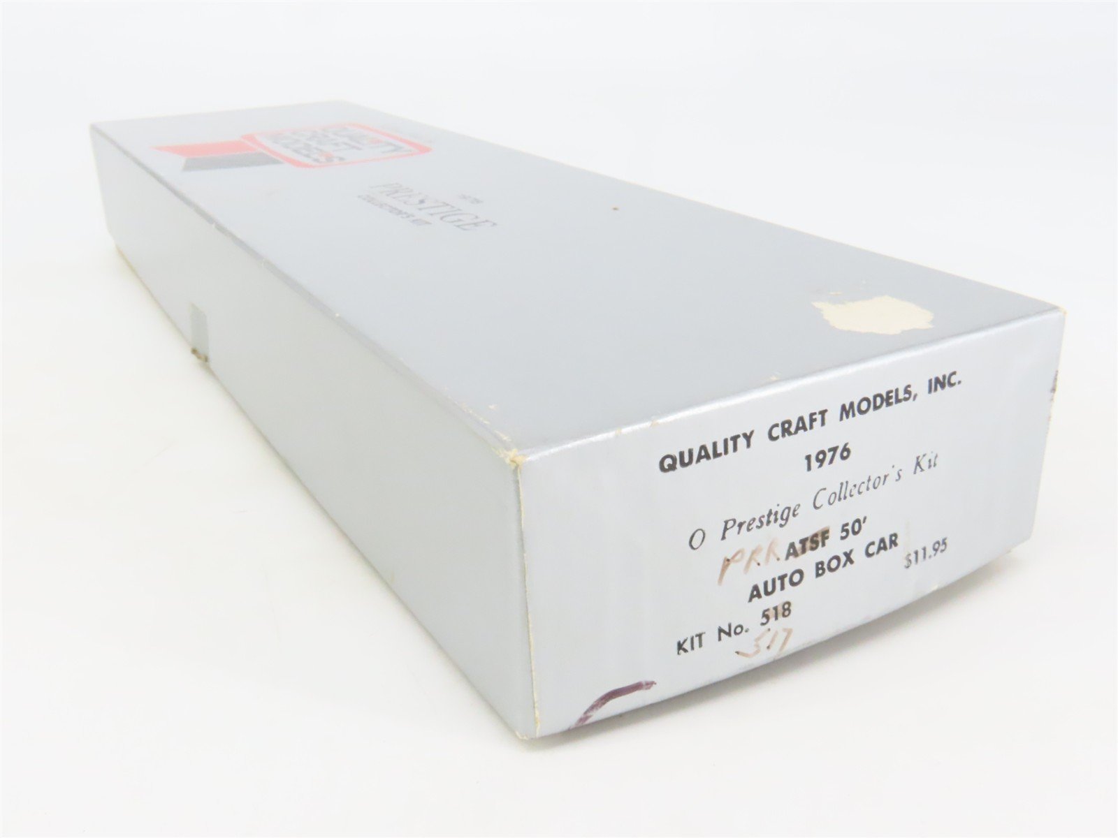 O Scale 2-Rail Quality Craft Craftsman Kit Undecorated PRR 50' Auto Box Car