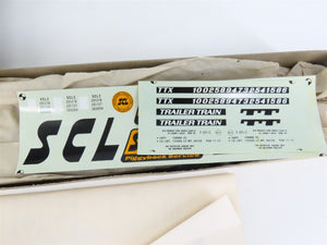 O 2-Rail Quality Craft Kit 548 Undecorated TTX 85' TOFC Flat Car w/ SCL Trailers