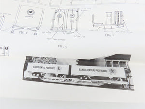 O 2-Rail Quality Craft Kit 548 Undecorated TTX 85' TOFC Flat Car w/ SCL Trailers