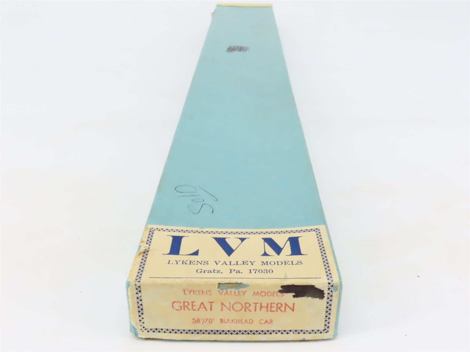 O 2-Rail Lykens Valley Craftsman Kit Undecorated GN 58'/70' Bulkhead Flat Car