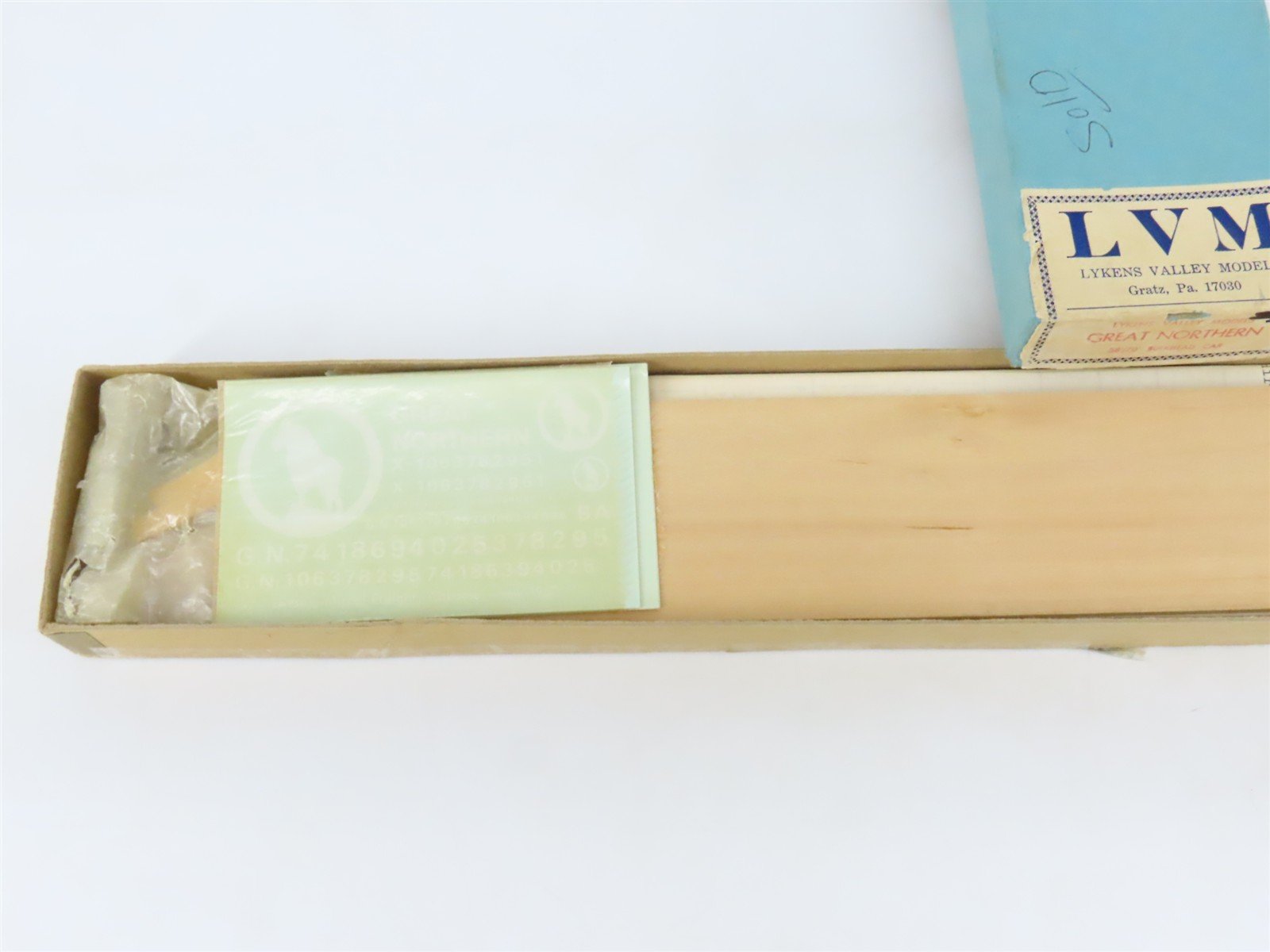 O 2-Rail Lykens Valley Craftsman Kit Undecorated GN 58'/70' Bulkhead Flat Car