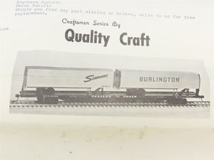 O 2-Rail Quality Craft Kit #OT-1 Undecorated TTX 85' TOFC Flat Car w/ Trailers