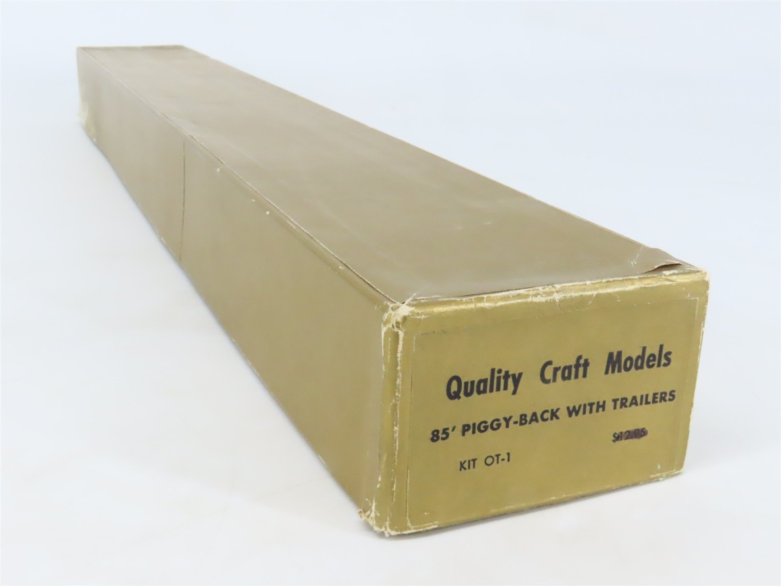 O 2-Rail Quality Craft Kit #OT-1 Undecorated TTX 85' TOFC Flat Car w/ Trailers
