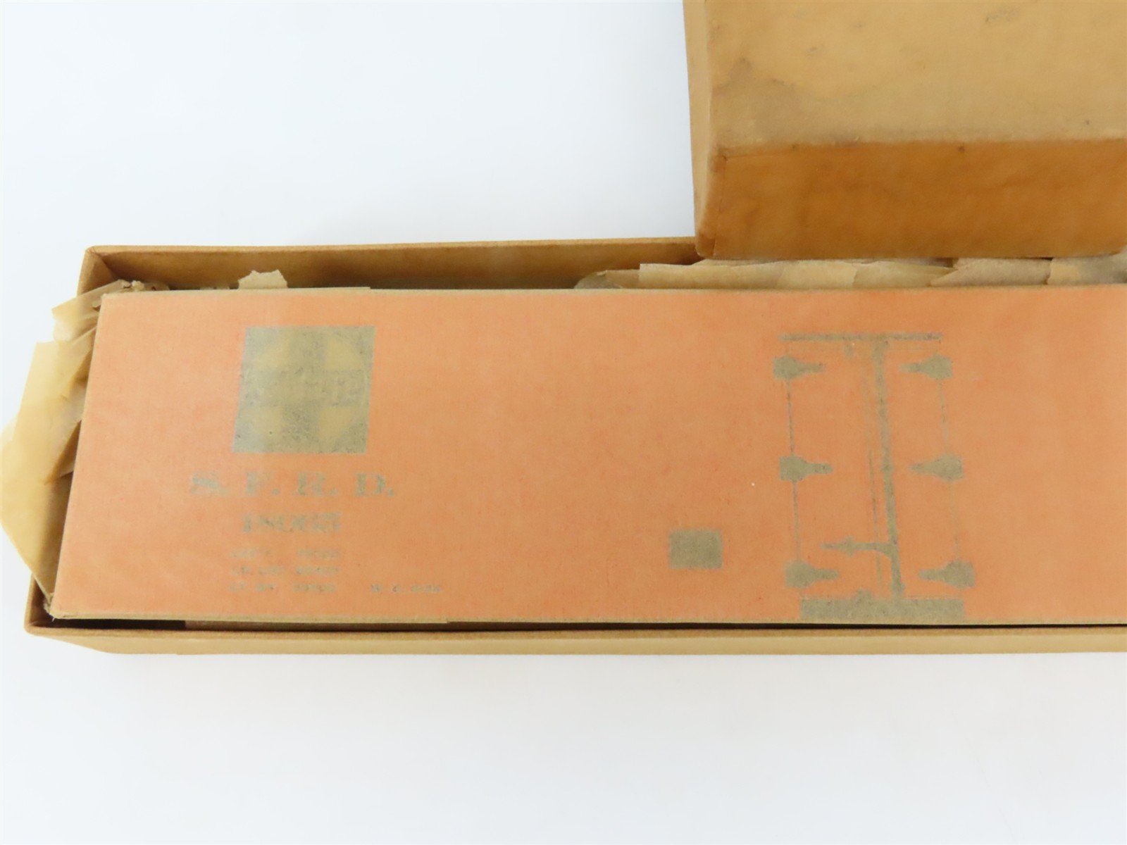 O Scale 2-Rail Craftsman Kit SFRD/ATSF Santa Fe 40' Wood Reefer #18065