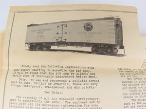 O Scale 2-Rail Craftsman Kit PFE Pacific Fruit Express 40' Wood Reefer #34455