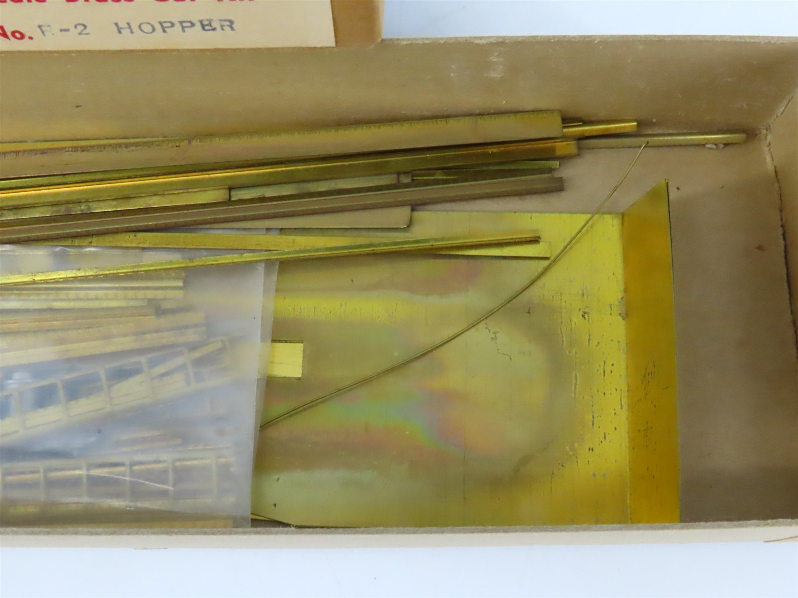 O Scale 2-Rail Arvid L. Anderson BRASS Kit #R-2 Undecorated 2-Bay Open Hopper