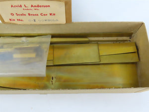 O Scale 2-Rail Arvid L. Anderson BRASS Kit #G-2 Undecorated 40' Gondola