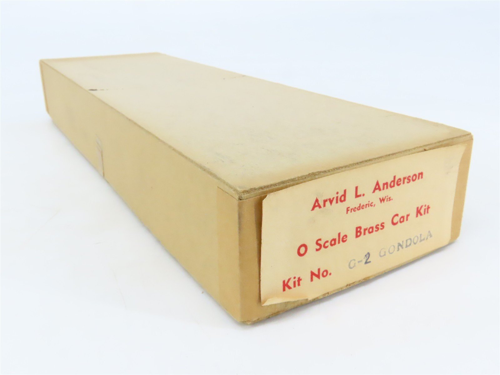 O Scale 2-Rail Arvid L. Anderson BRASS Kit #G-2 Undecorated 40' Gondola