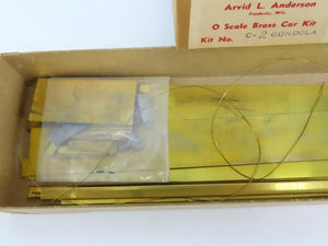 O Scale 2-Rail Arvid L. Anderson BRASS Kit #G-2 Undecorated 40' Gondola
