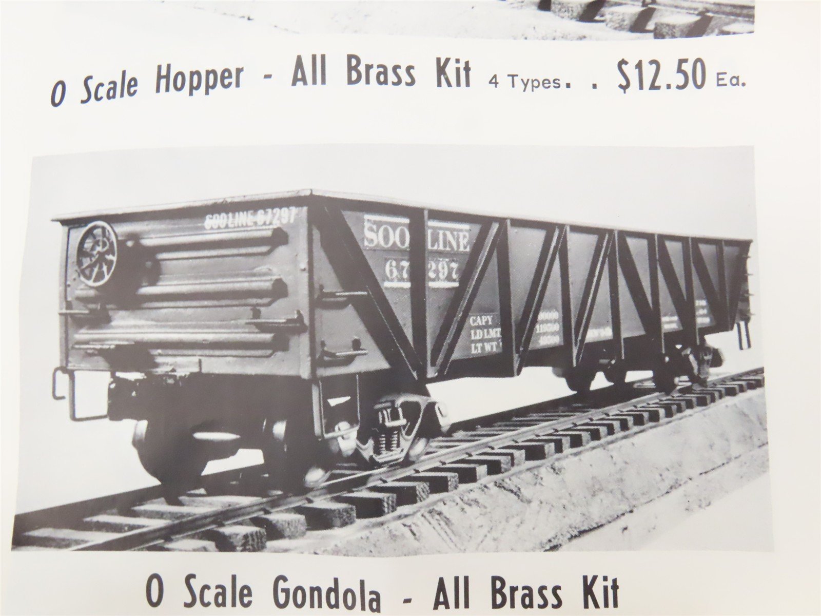 O Scale 2-Rail Arvid L. Anderson BRASS Kit #G-2 Undecorated 40' Gondola