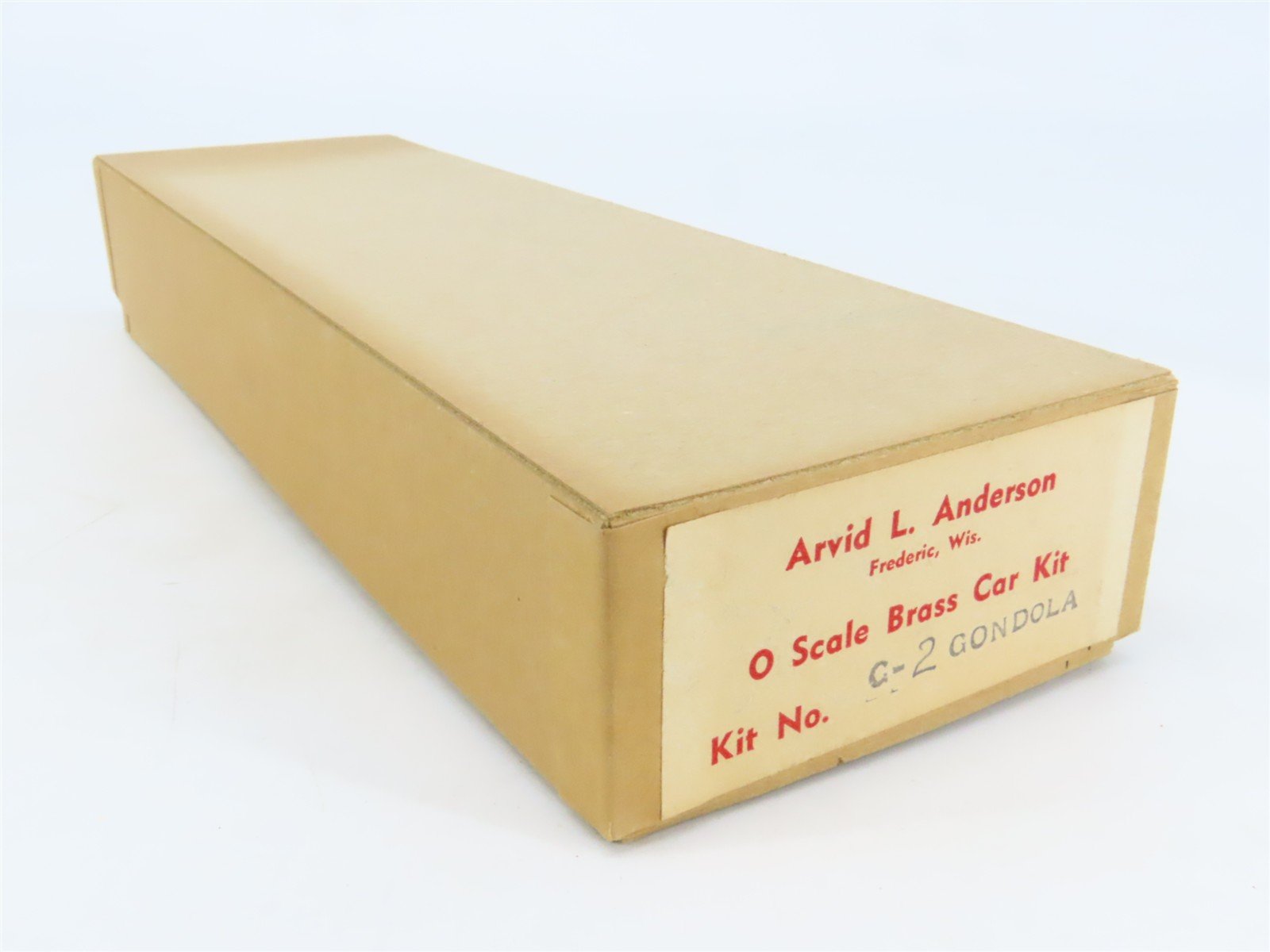 O Scale 2-Rail Arvid L. Anderson BRASS Kit #G-2 Undecorated 40' Gondola