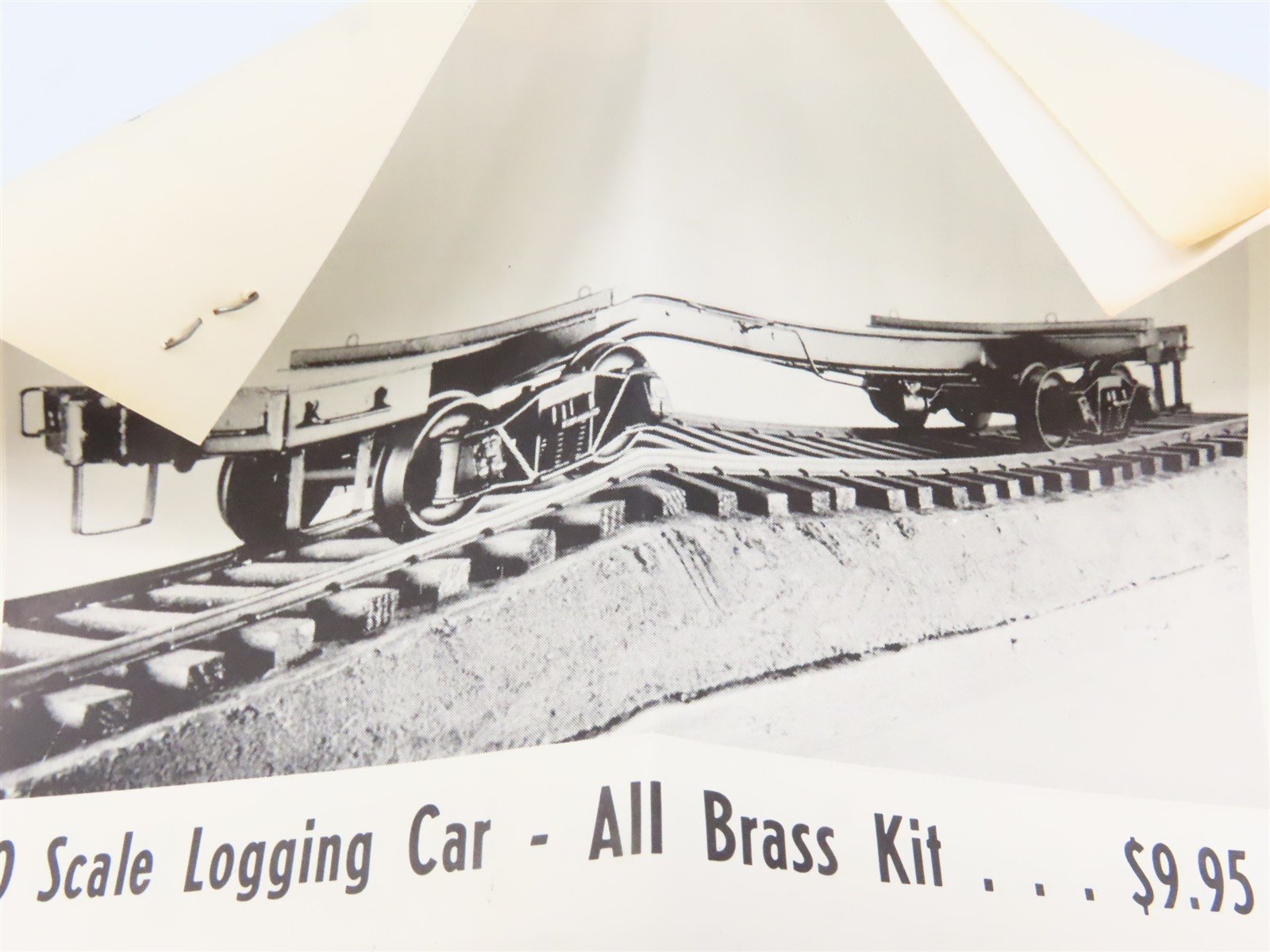 O Scale 2-Rail Arvid L. Anderson BRASS Kit #F-1 Undecorated 40' Flat Car