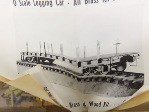 O Scale 2-Rail Arvid L. Anderson BRASS Kit #F-1 Undecorated 40' Flat Car