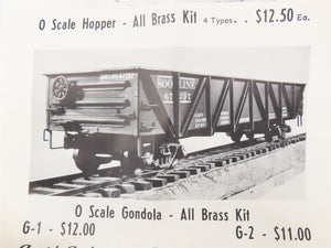 O Scale 2-Rail Arvid L. Anderson BRASS Kit #G-1 Undecorated 40' Gondola