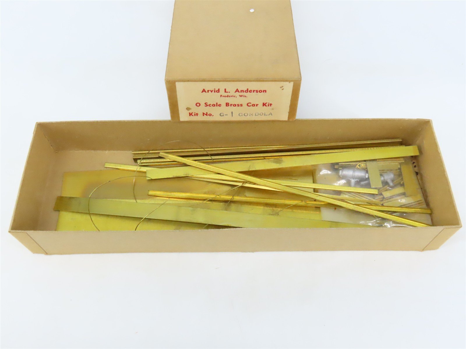 O Scale 2-Rail Arvid L. Anderson BRASS Kit #G-1 Undecorated 40' Gondola