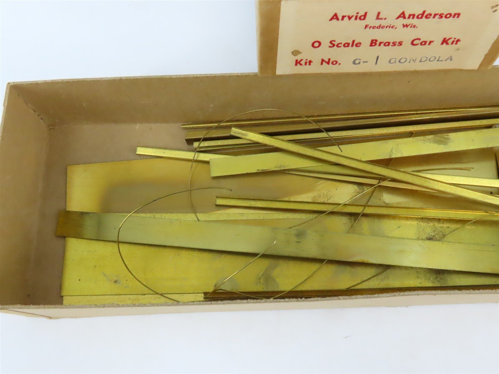 O Scale 2-Rail Arvid L. Anderson BRASS Kit #G-1 Undecorated 40' Gondola