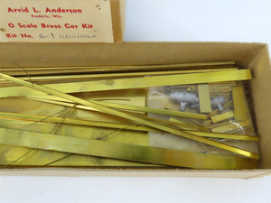 O Scale 2-Rail Arvid L. Anderson BRASS Kit #G-1 Undecorated 40' Gondola