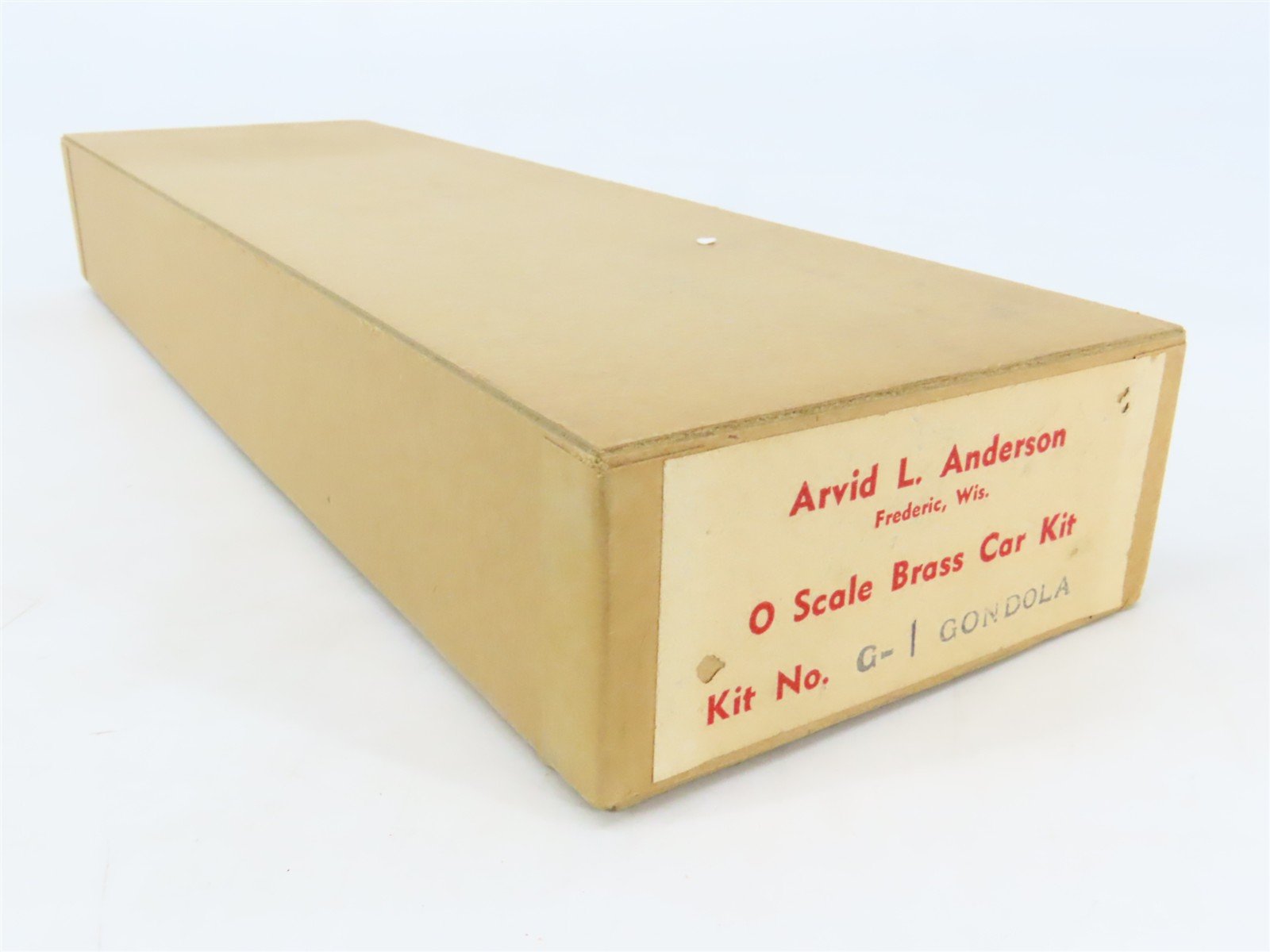 O Scale 2-Rail Arvid L. Anderson BRASS Kit #G-1 Undecorated 40' Gondola