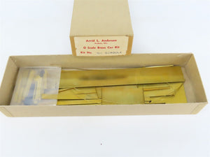 O Scale 2-Rail Arvid L. Anderson BRASS Kit #G-1 Undecorated 40' Gondola