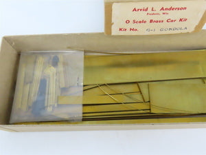 O Scale 2-Rail Arvid L. Anderson BRASS Kit #G-1 Undecorated 40' Gondola