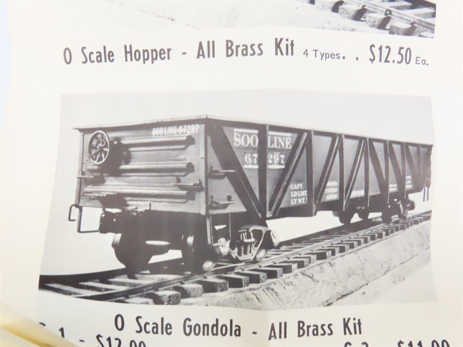 O Scale 2-Rail Arvid L. Anderson BRASS Kit #G-1 Undecorated 40' Gondola